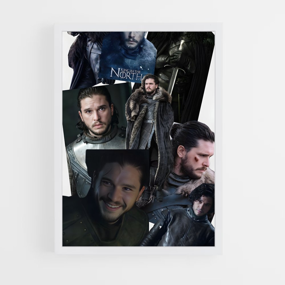 ap-jon snow-1 cadre Blanc