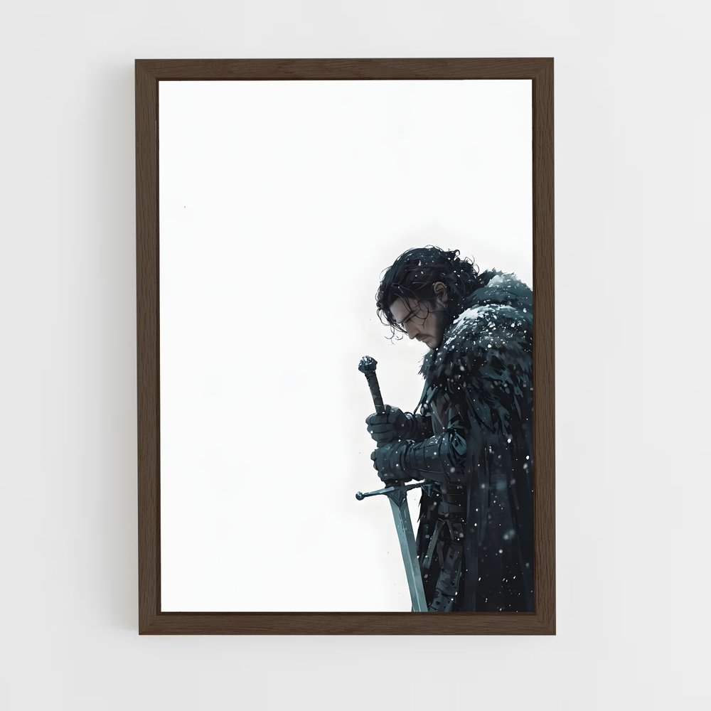 ap-jon snow-5 cadre Bois foncé