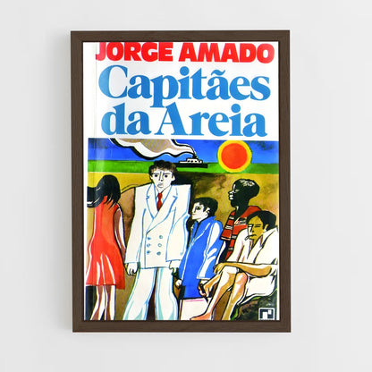 ap-jorge amado-7 cadre Bois foncé