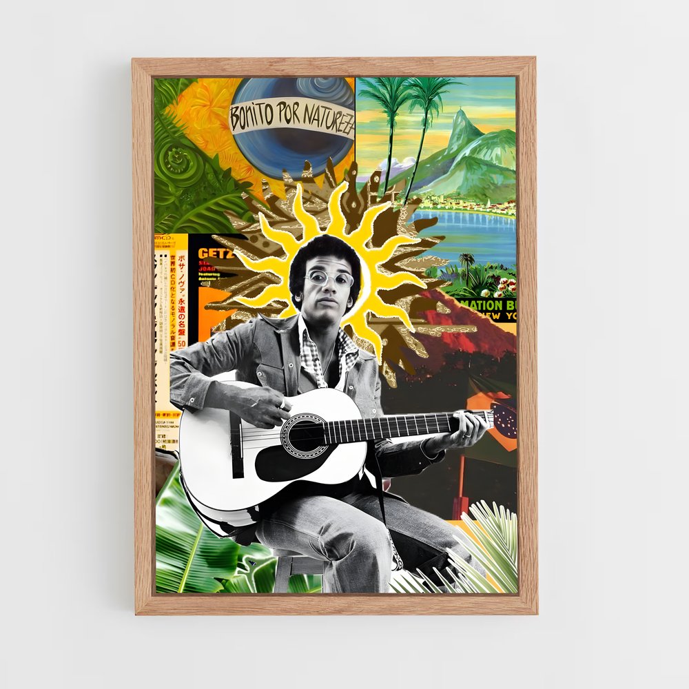 ap-jorge ben jor-1 cadre Bois clair