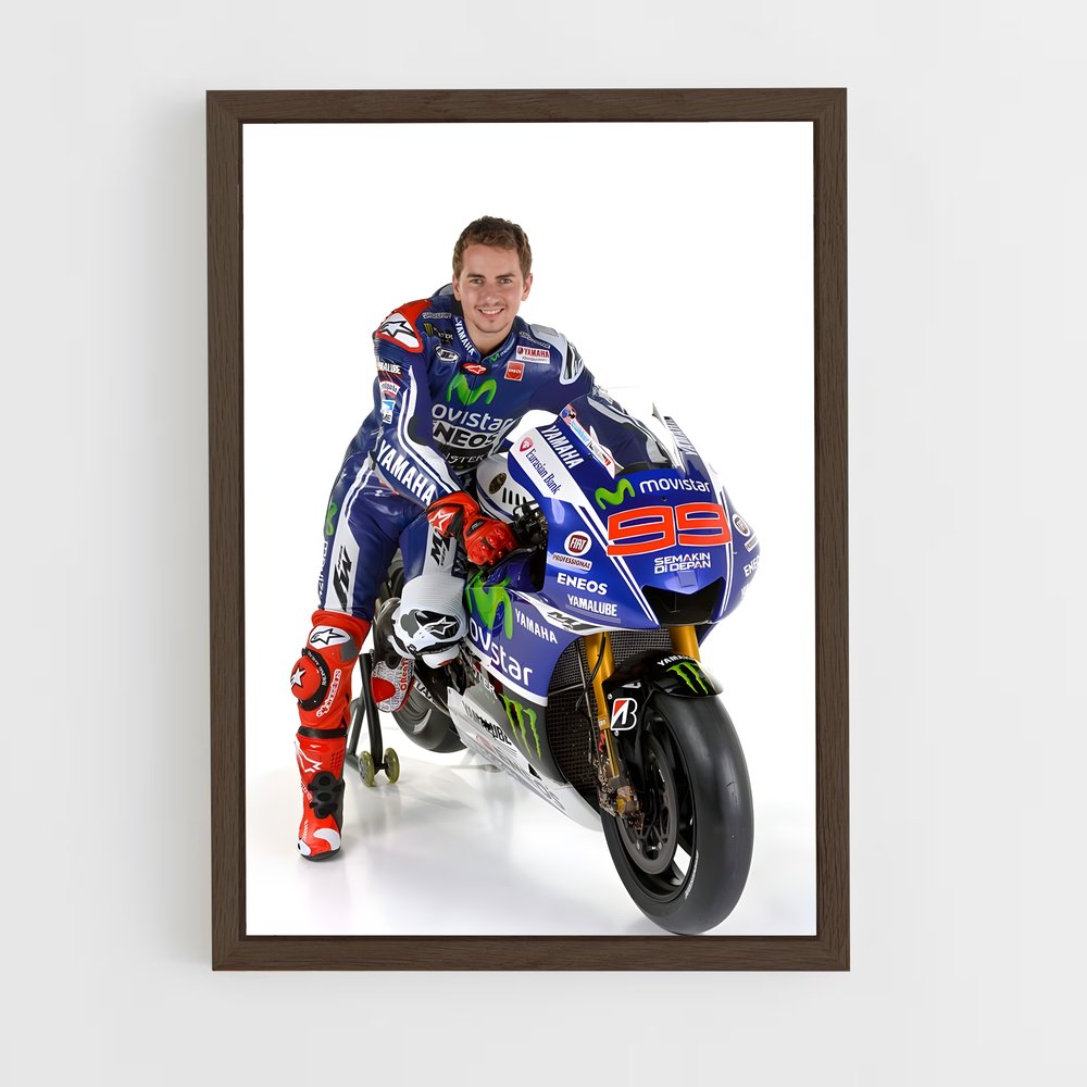 ap-jorge lorenzo-4 cadre Bois foncé