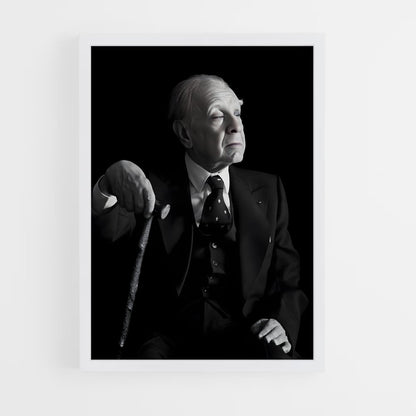 ap-jorge luis borges-2 cadre Blanc