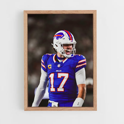 ap-josh allen-1 cadre Bois clair