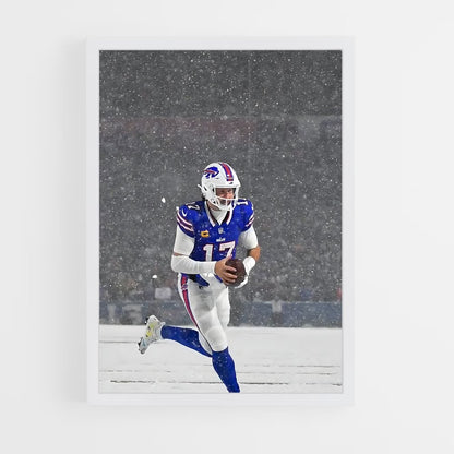ap-josh allen-3 cadre Blanc