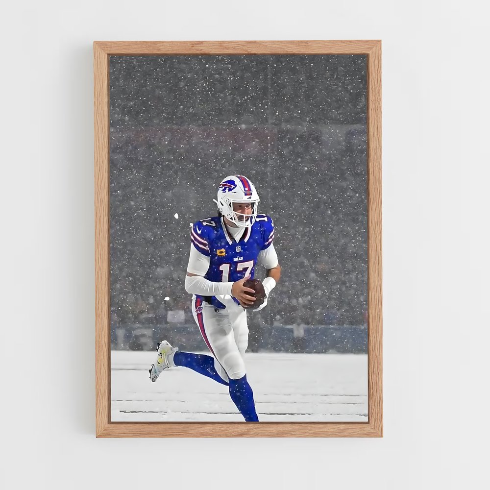 ap-josh allen-3 cadre Bois clair