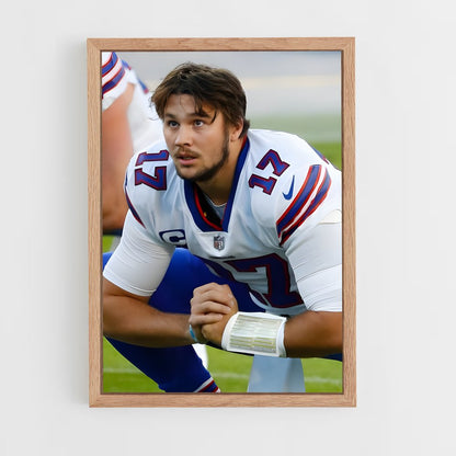 ap-josh allen-6 cadre Bois clair