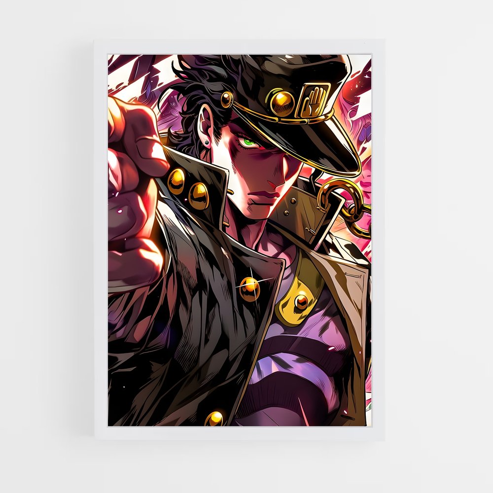 ap-jotaro kujo-4 cadre Blanc