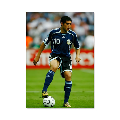 Poster Riquelme, L'Artiste du Football