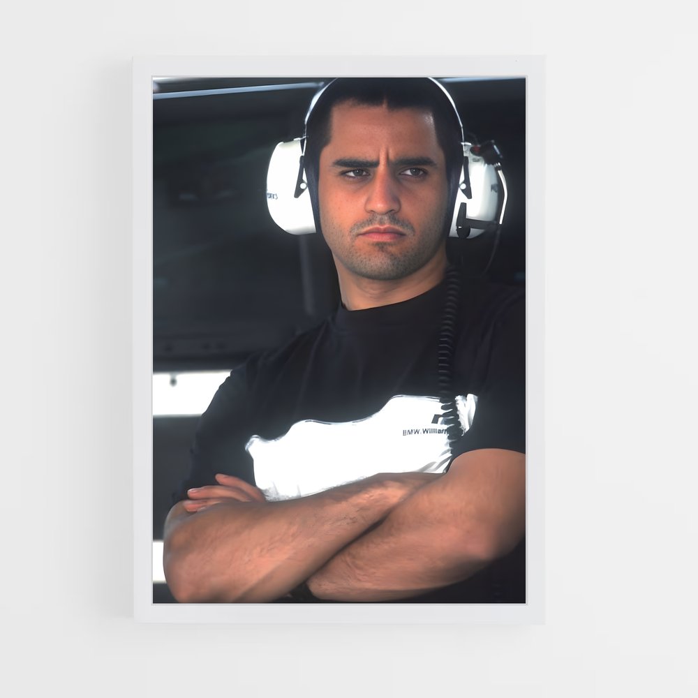 ap-juan pablo montoya-4 cadre Blanc