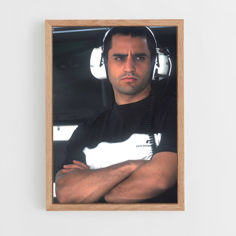ap-juan pablo montoya-4 cadre Bois clair