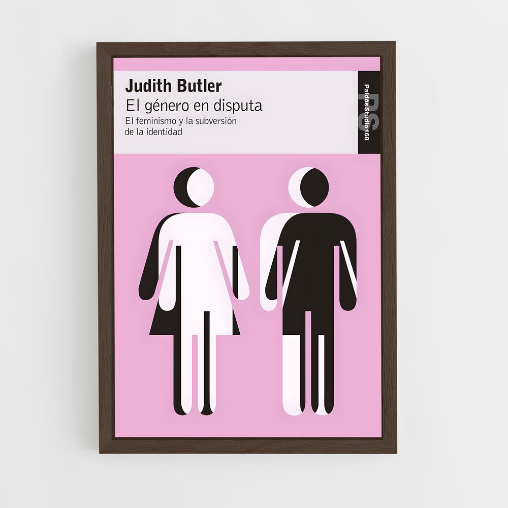 ap-judith butler-4 cadre Bois foncé
