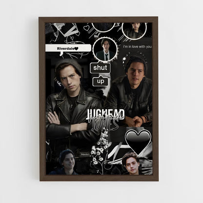 ap-jughead jones-3 cadre Bois foncé