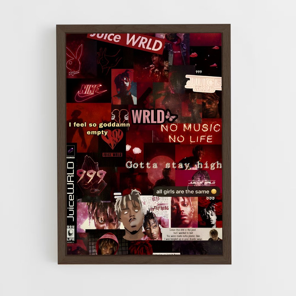 ap-juice wrld-5 cadre Bois foncé