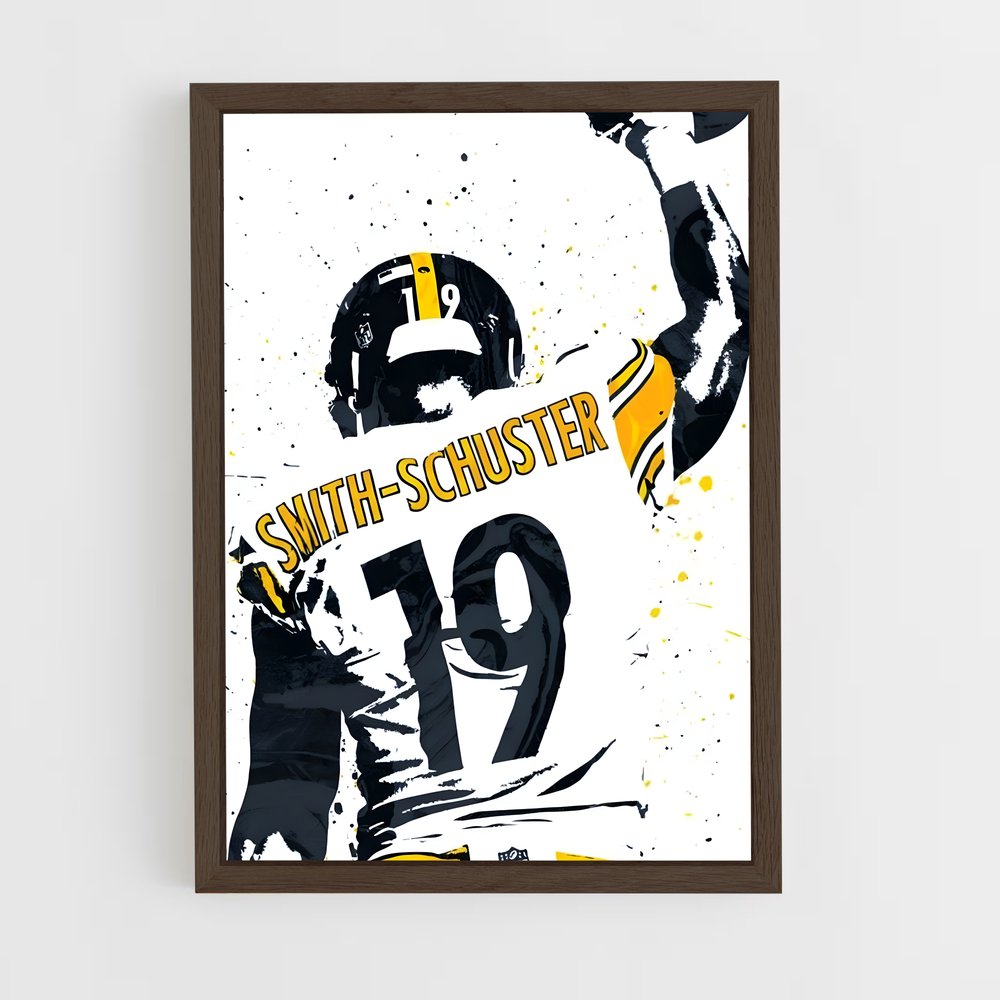 ap-juju smith-schuster-4 cadre Bois foncé