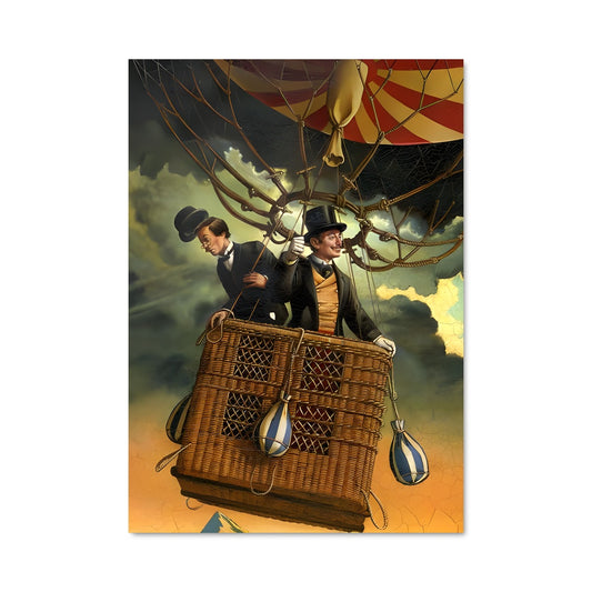 Poster Voyage en Montgolfière