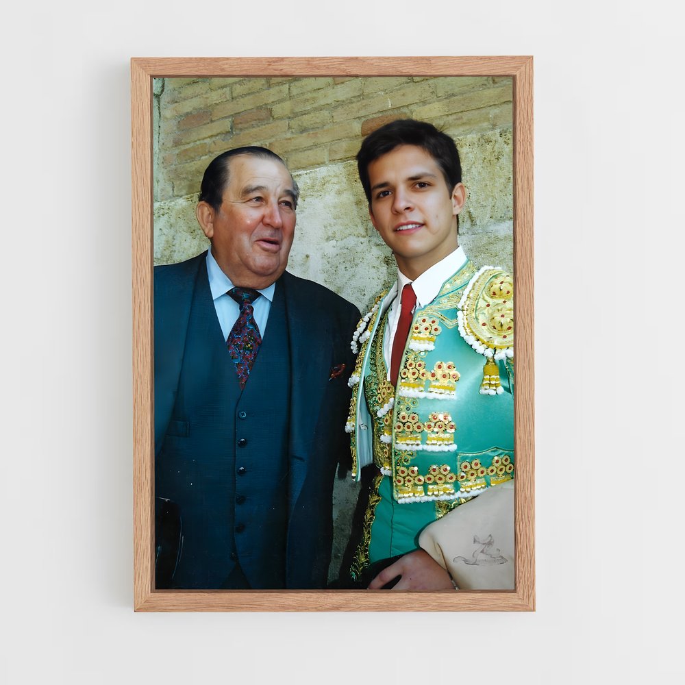 ap-julian lopez el juli-4 cadre Bois clair
