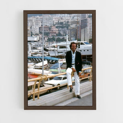 ap-julio iglesias-5 cadre Bois foncé
