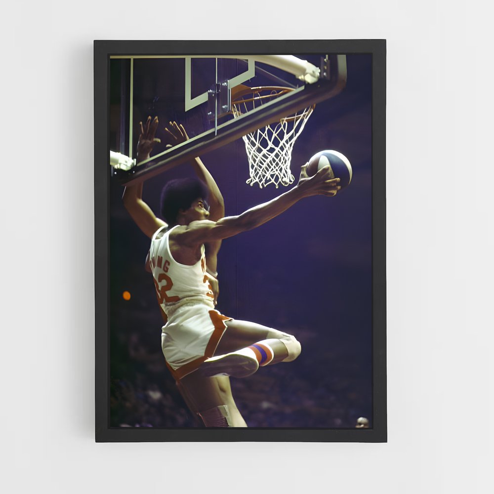 ap-julius erving-10 cadre Noir