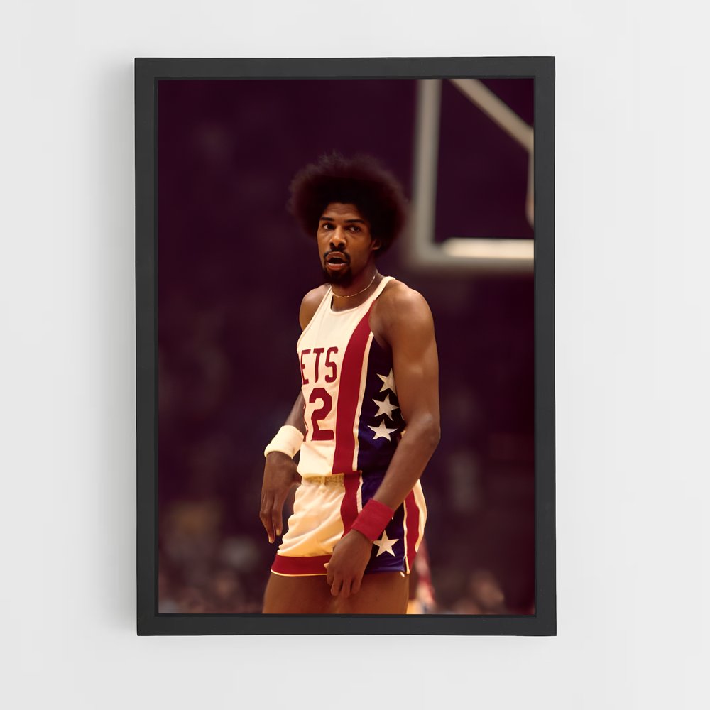 ap-julius erving-8 cadre Noir