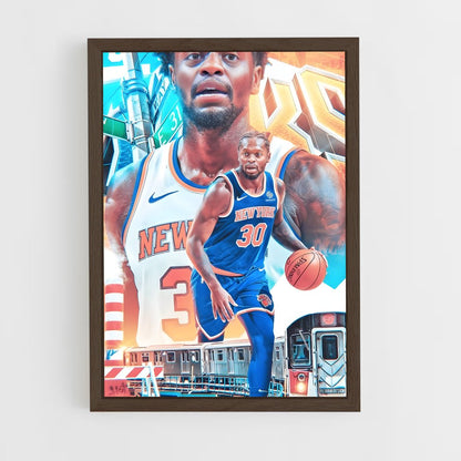 ap-julius randle-7 cadre Bois foncé