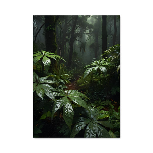 Poster Forêt Luxuriante