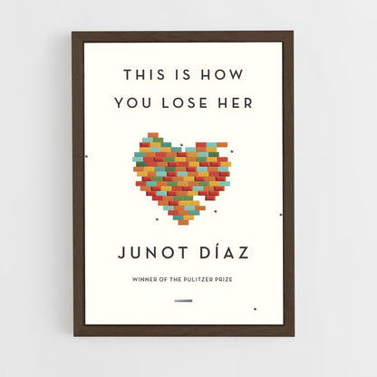ap-junot diaz-2 cadre Bois foncé