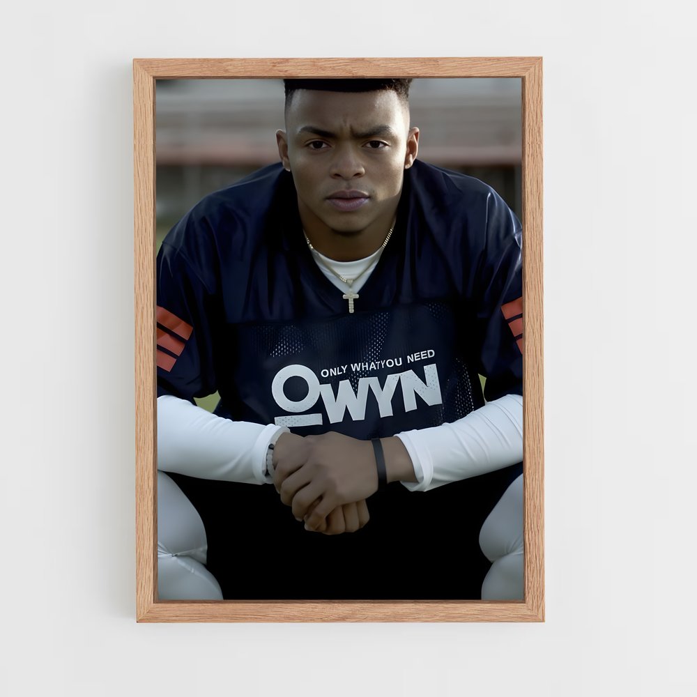 ap-justin fields-3 cadre Bois clair