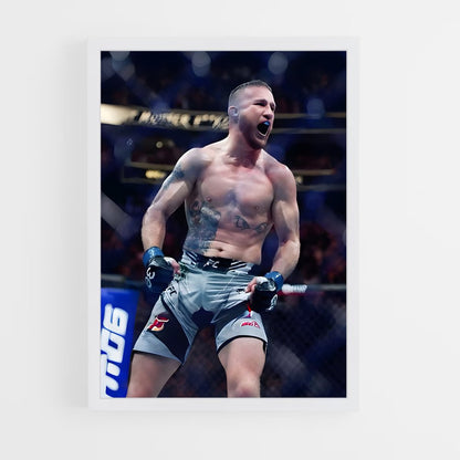 ap-justin gaethje-1 cadre Blanc