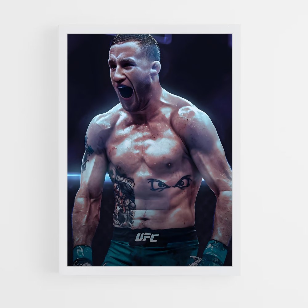 ap-justin gaethje-2 cadre Blanc