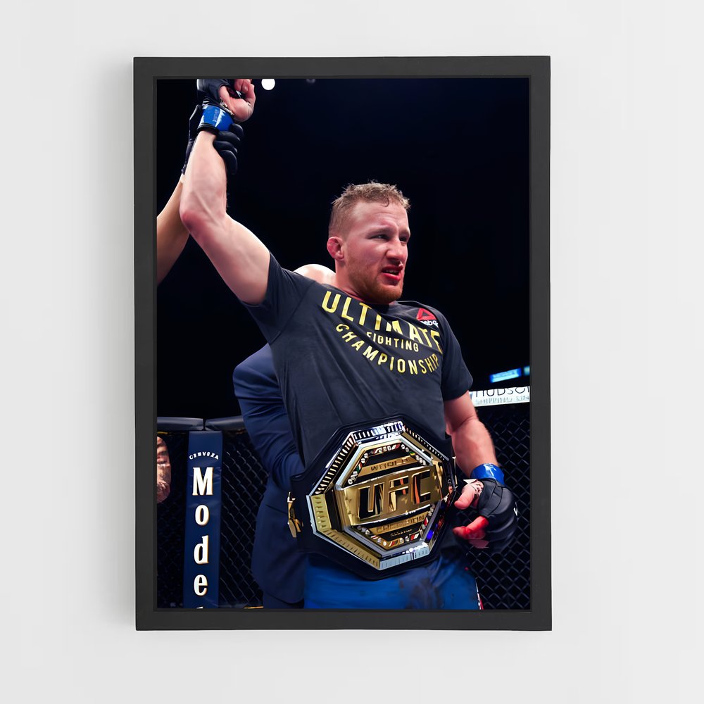 ap-justin gaethje-3 cadre Noir