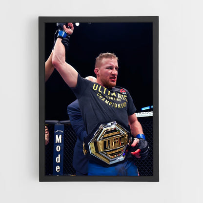 ap-justin gaethje-3 cadre Noir