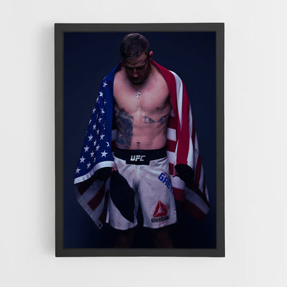 ap-justin gaethje-6 cadre Noir