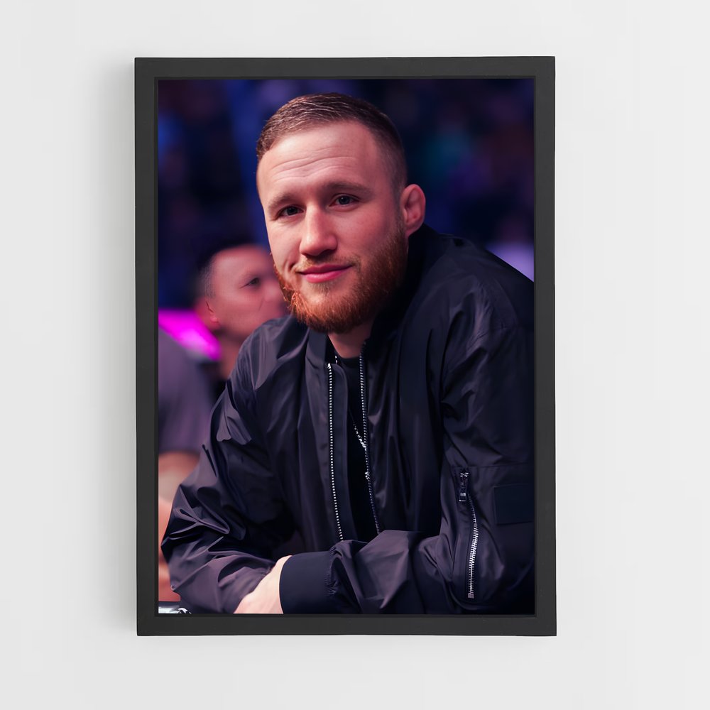 ap-justin gaethje-7 cadre Noir