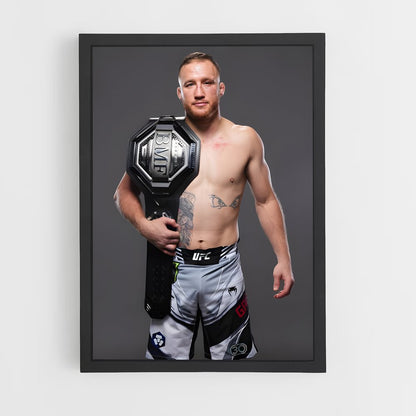 ap-justin gaethje-8 cadre Noir