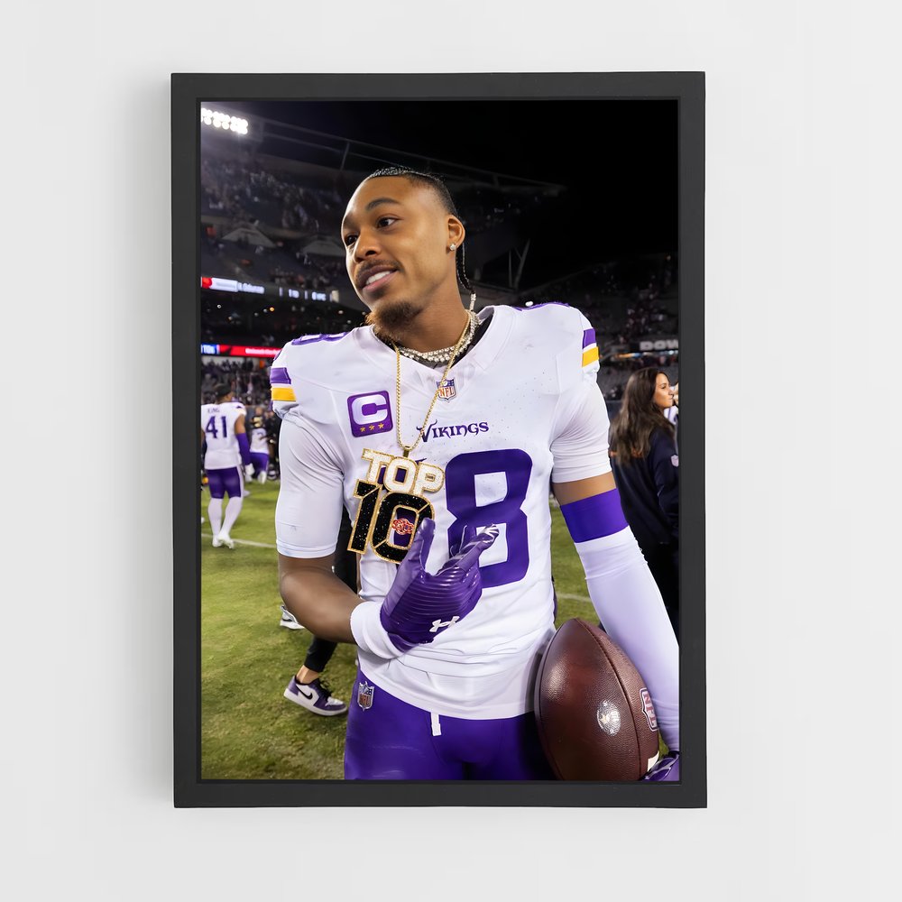 ap-justin jefferson-2 cadre Noir