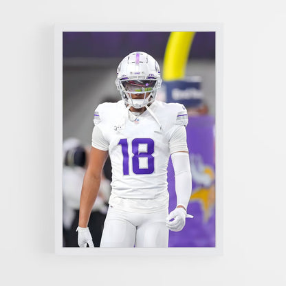 ap-justin jefferson-7 cadre Blanc