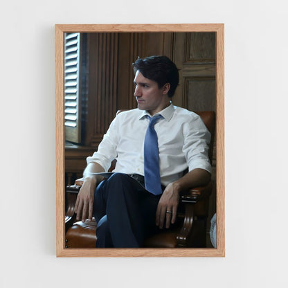 ap-justin trudeau-2 cadre Bois clair