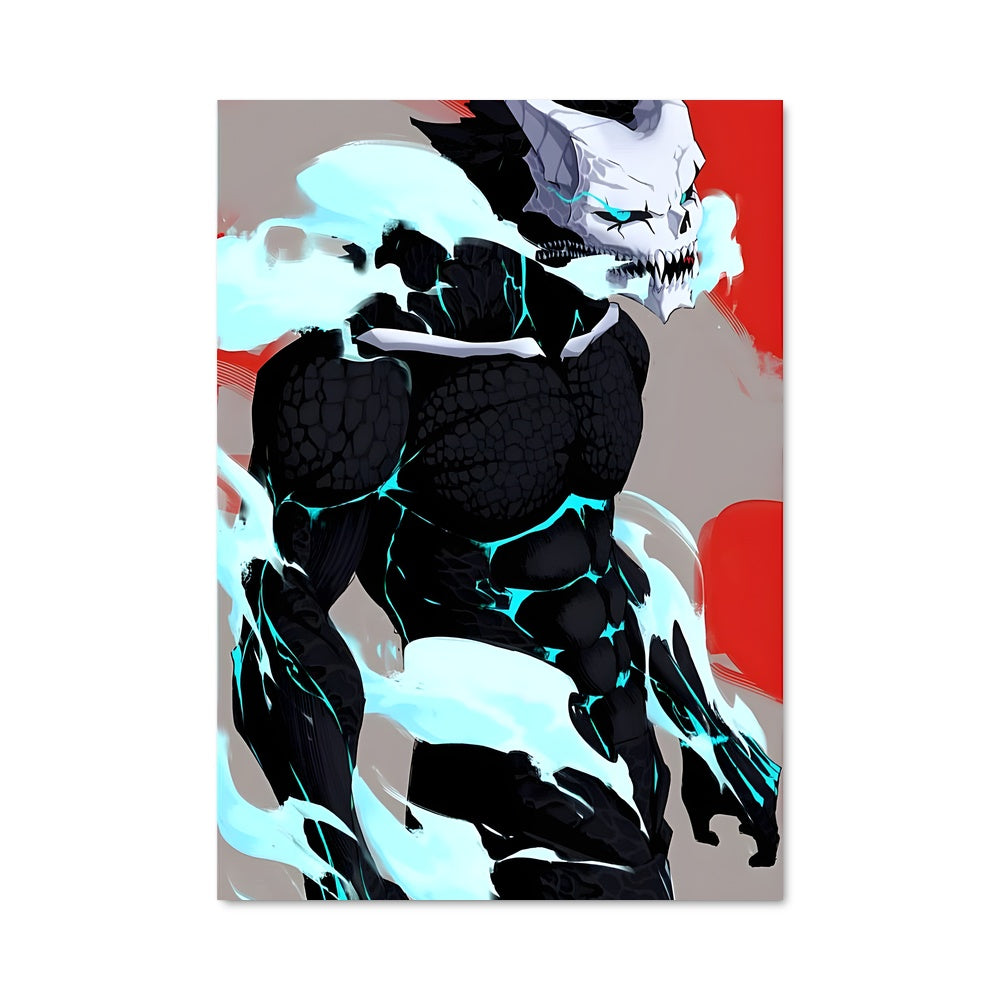 Poster Dragon Noir et Rouge