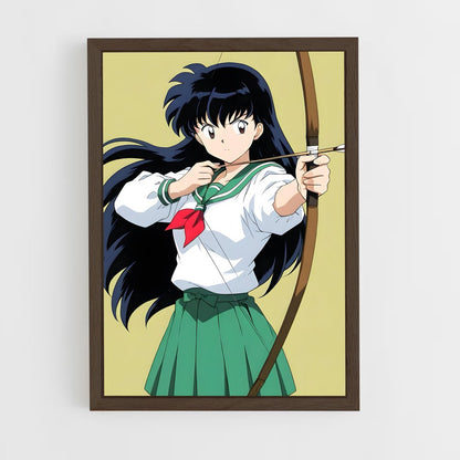 ap-kagome higurashi-1 cadre Bois foncé