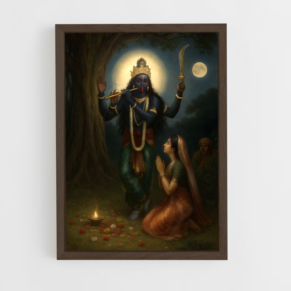 ap-kali-16 cadre Bois foncé