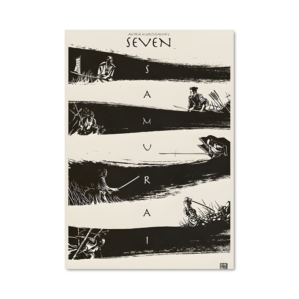 Poster Voyage en Noir et Blanc