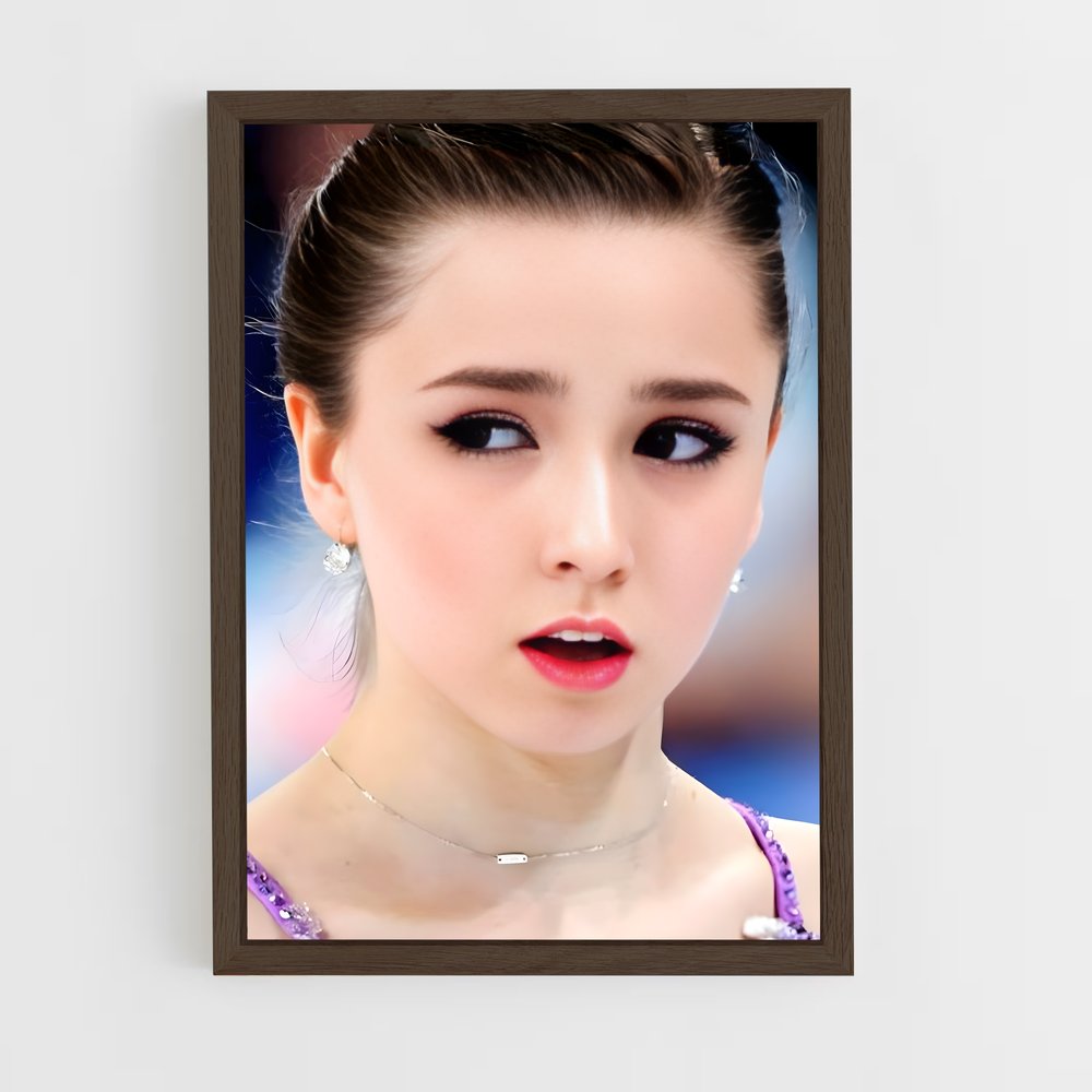 ap-kamila valieva-11 cadre Bois foncé