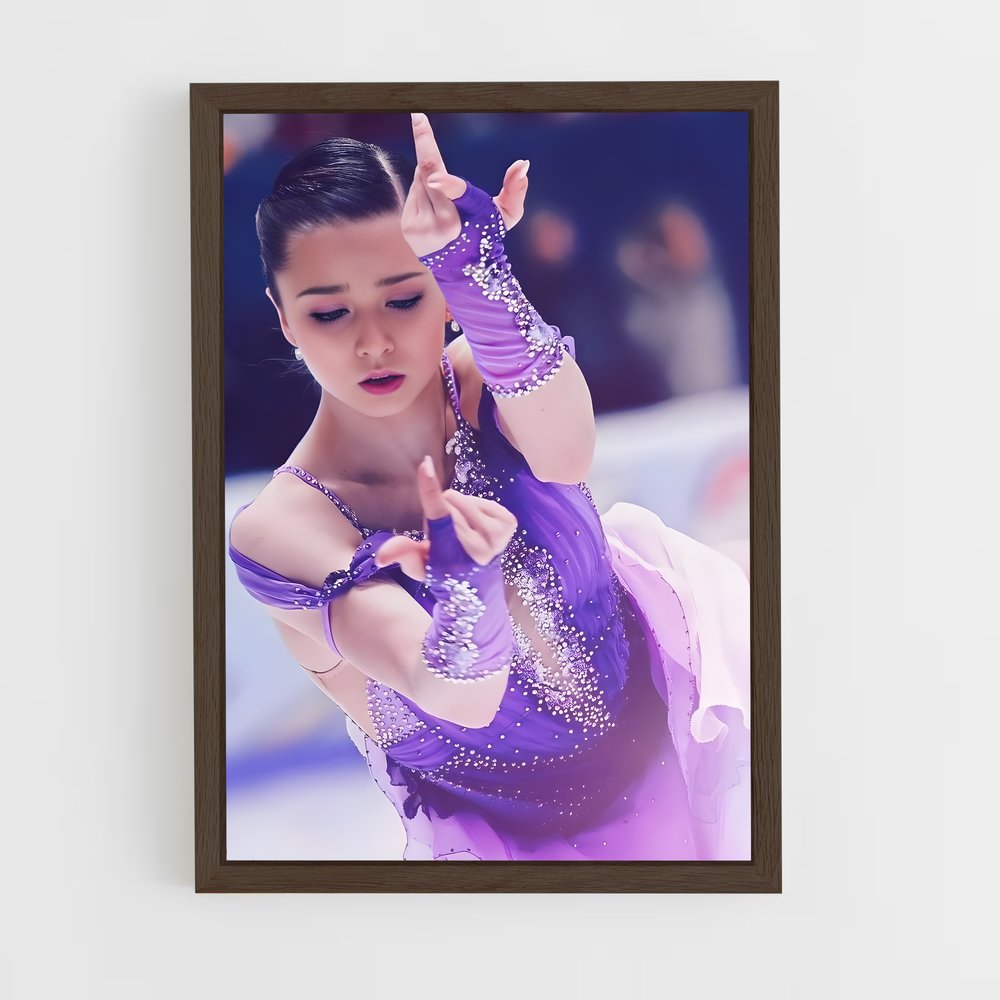 ap-kamila valieva-8 cadre Bois foncé