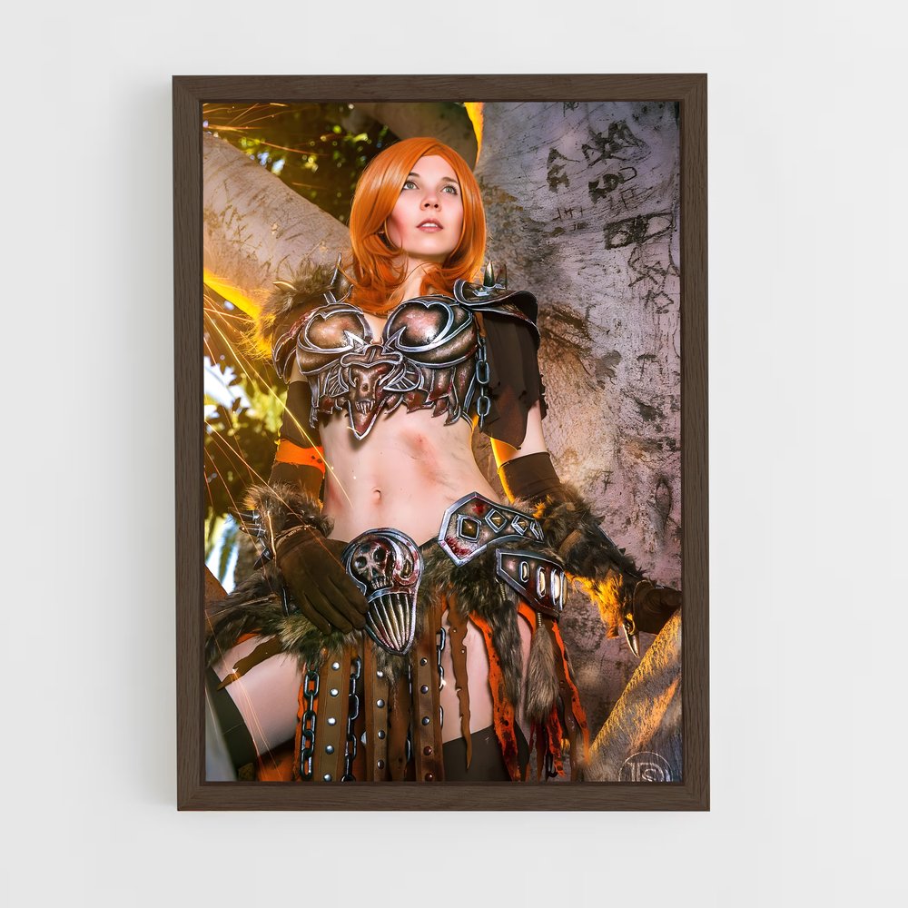 ap-kamui cosplay-1 cadre Bois foncé