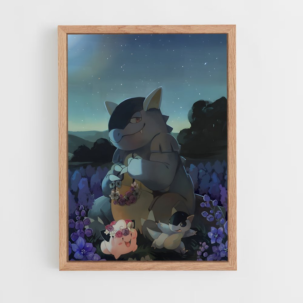 ap-kangaskhan-1 cadre Bois clair