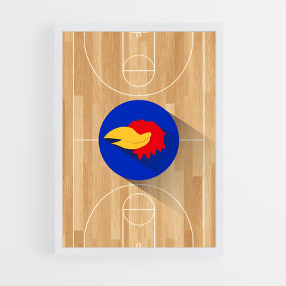 ap-kansas jayhawks-2 cadre Blanc
