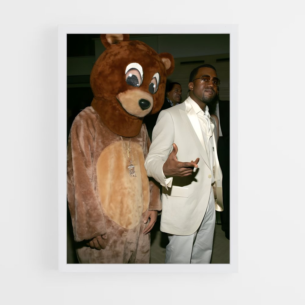ap-kanye west-7 cadre Blanc