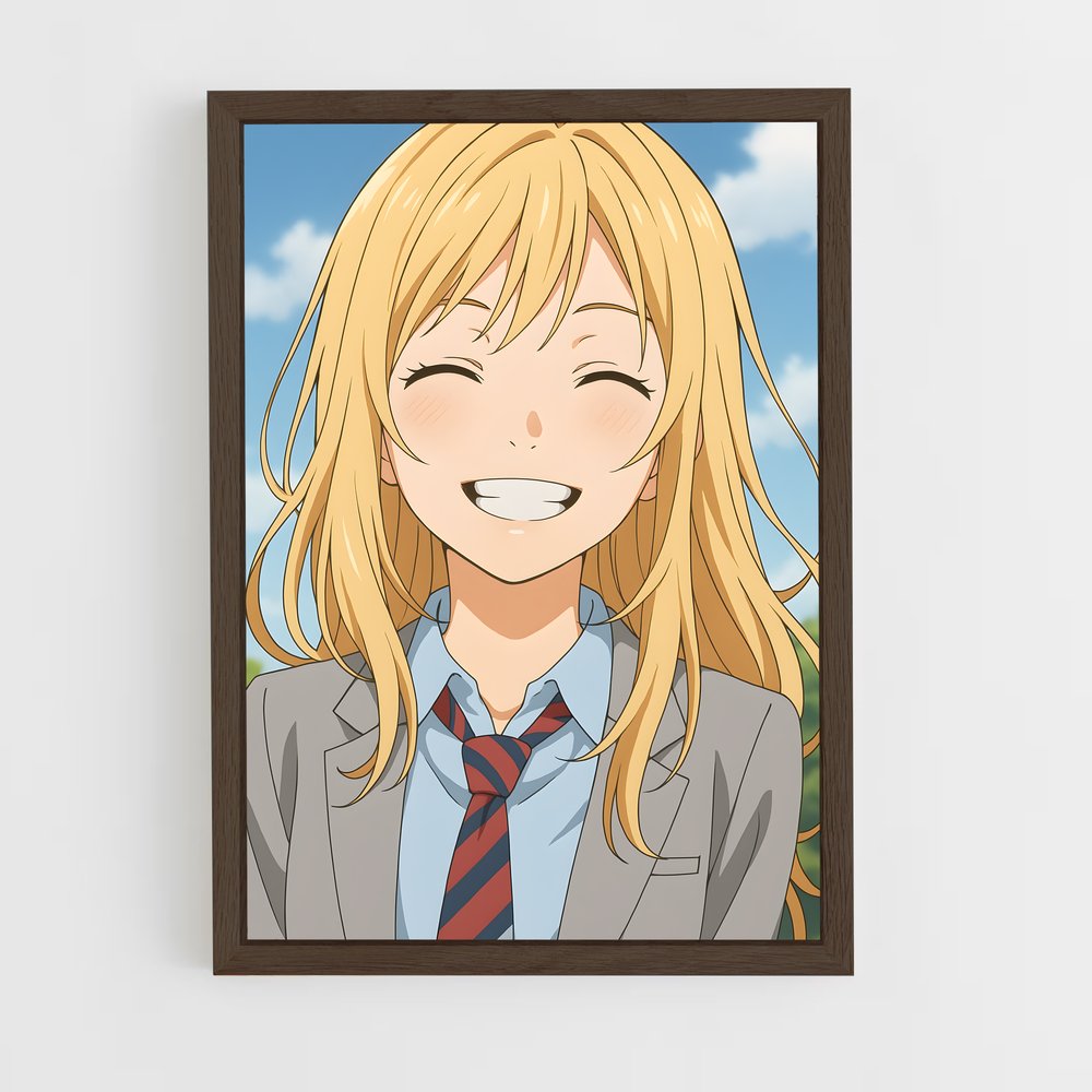 ap-kaori miyazono-2 cadre Bois foncé