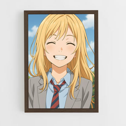 ap-kaori miyazono-2 cadre Bois foncé