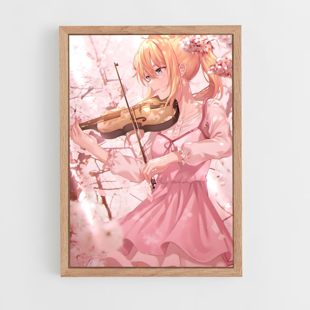 ap-kaori miyazono-4 cadre Bois clair